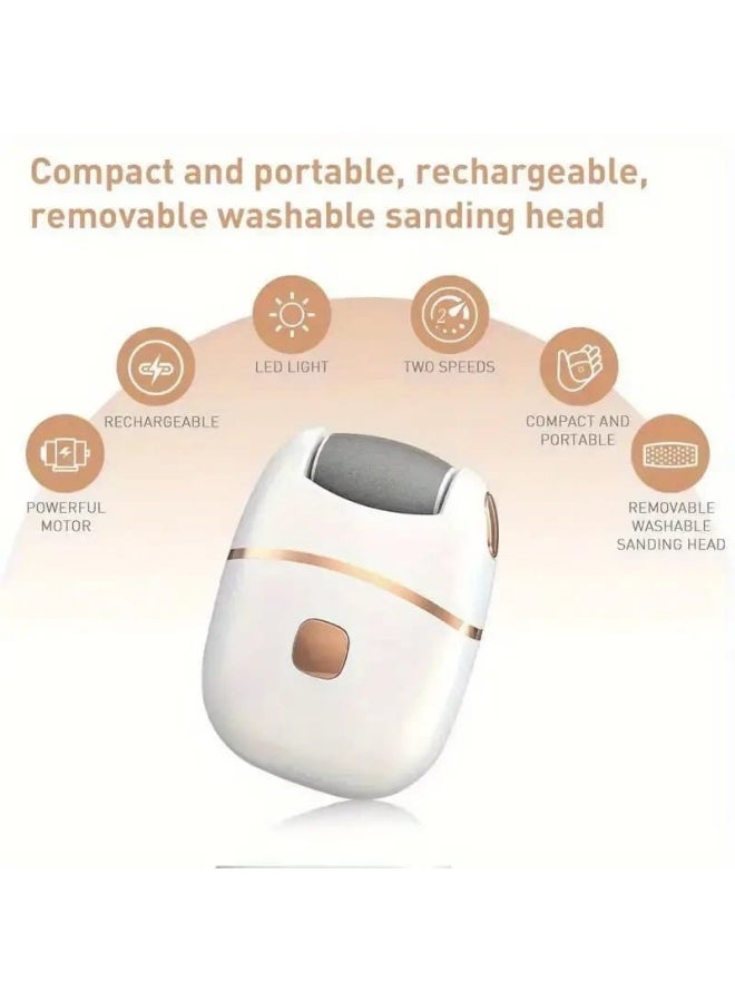 جهاز Pedi Mate لإزالة الجلد الميت – مبرد قدم كهربائي يدوي – مزيل الكالو والجلد الخشن – لبشرة قدم ناعمة - Image 3