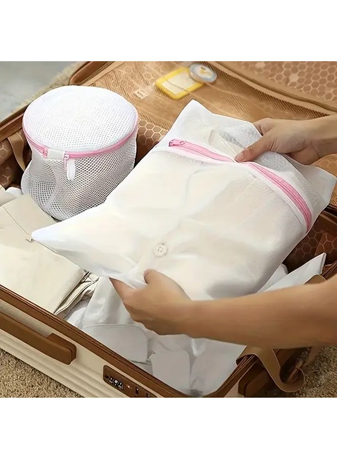 4 Pieces Durable Zipper Laundry Bags for Delicate Clothes Underwear Washing Machine Storage - Image 4
