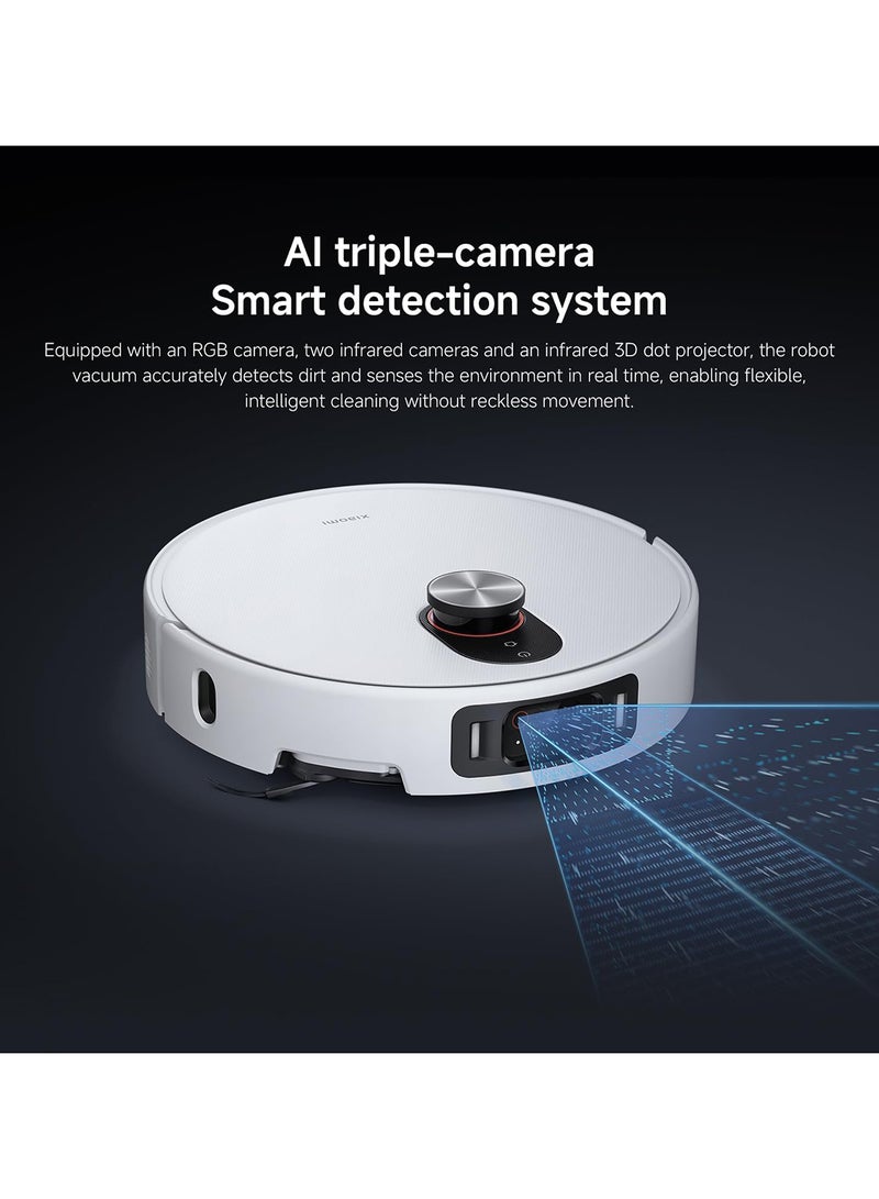 Xiaomi Robot Vacuum 5 Pro – Reactive AI Camera Obstacle Avoidance, Lifting LDS for Low Spaces, Powerful 20000Pa Suction, Anti-Tangle, All-in-One Station (X20 Max Upgraded) 55 W OV21GL white - Image 4
