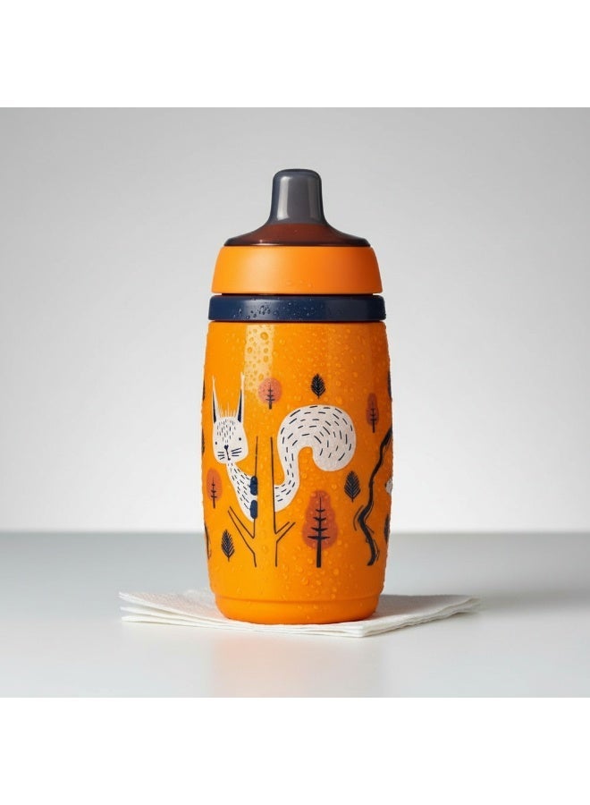 Tomme Tippee Tommee Tippee Superstar Insulated Sportee Bottle 266ml – Leak-Proof, BPA-Free, for Babies 12m+, Orange - Image 2