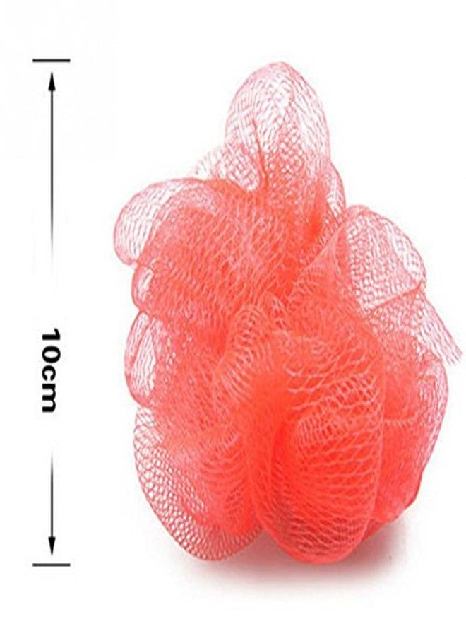 Truvic Bath Shower Body Exfoliate Puff Mesh Nylon Net Candy Colours Sponge (Random Colour) - Image 2