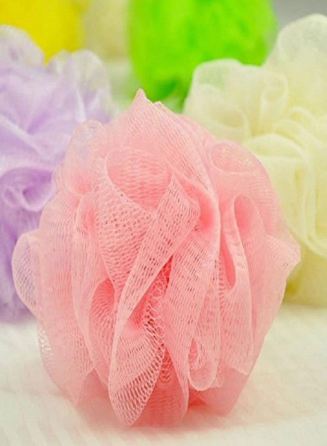 Truvic Bath Shower Body Exfoliate Puff Mesh Nylon Net Candy Colours Sponge (Random Colour) - Image 4