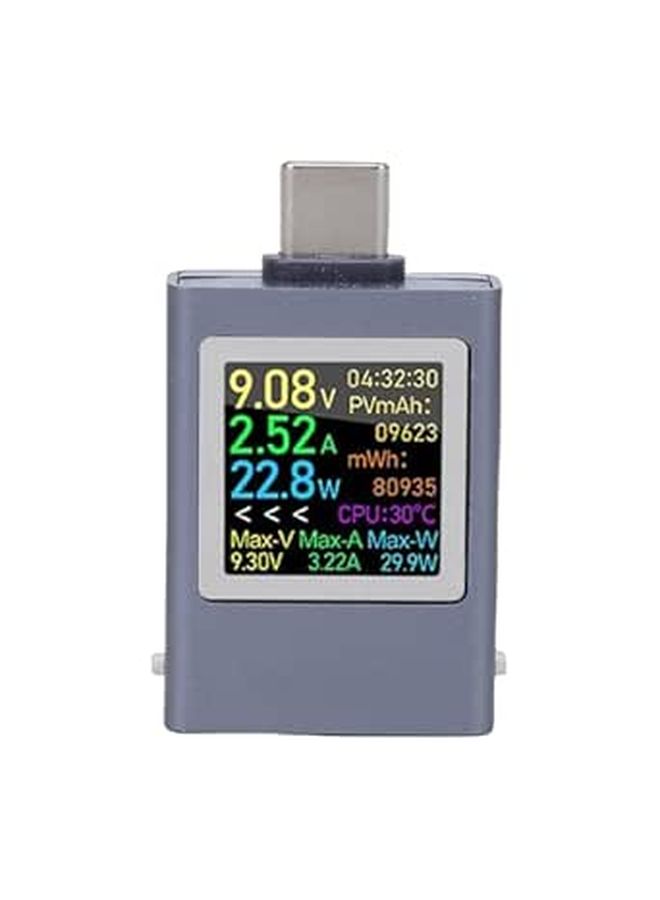Voltage Current Power Meter Usb C Tester With Pd3 1 Fast Charging Protocols For Laptop Tablet Smartphone Power Bank - Image 1