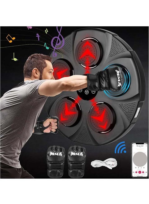Smart Electronic Music Boxing Machine, Wall Mounted Boxing Machine Training Punching, Smart Boxing Target Workout Machine for Home,Indoor and Gym