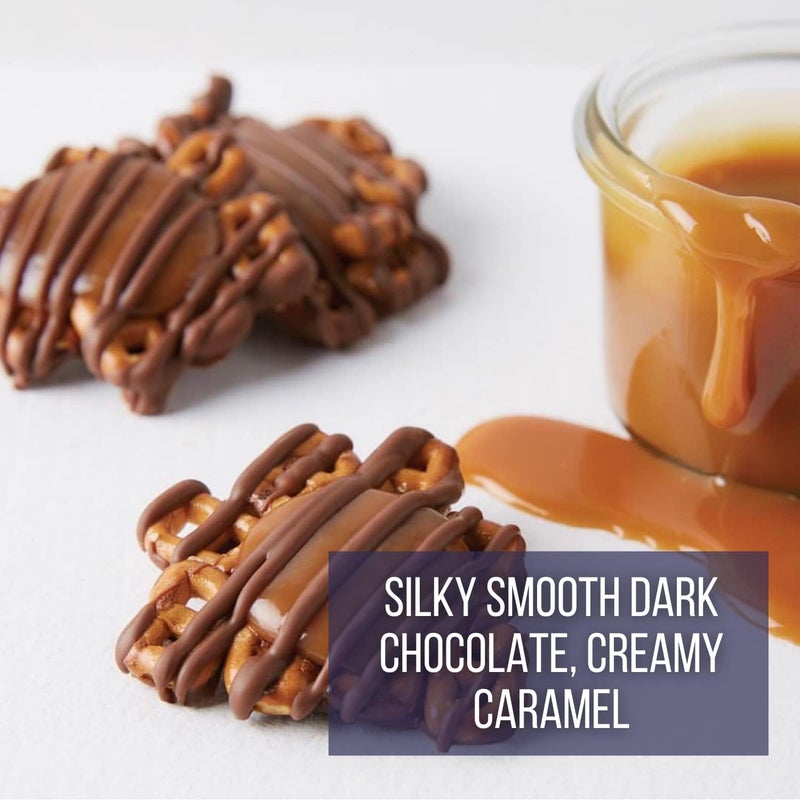 Snappers Caramel & Pretzel Cluster - Dark Chocolate Snack - Image 2