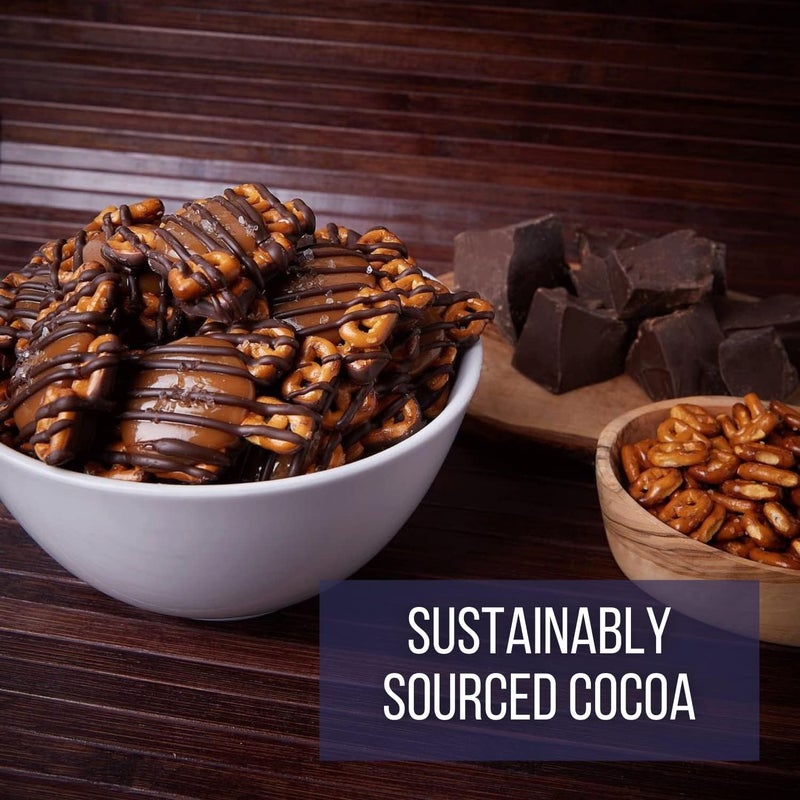 Snappers Caramel & Pretzel Cluster - Dark Chocolate Snack - Image 4