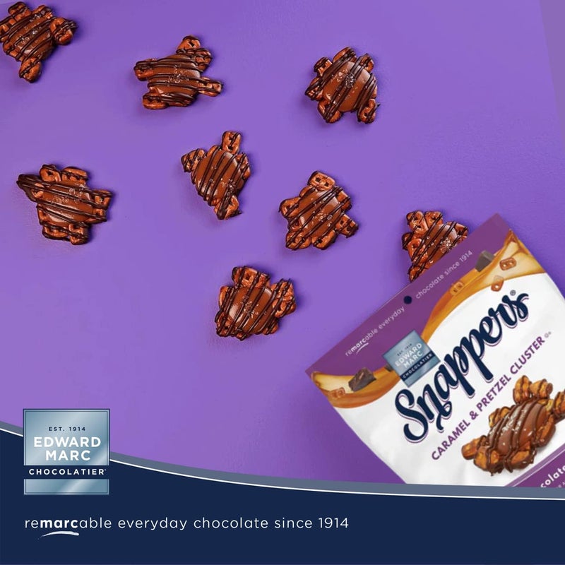 Snappers Caramel & Pretzel Cluster - Dark Chocolate Snack - Image 5