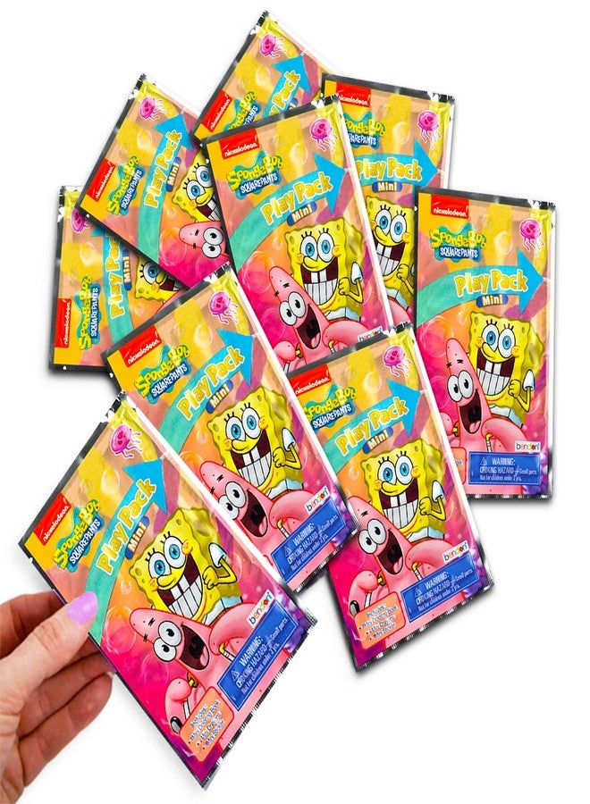 Viacom Spongebob Squarepants Mini Party Favors Set for Kids - Bundle with 24 Mini Spongebob Grab n Go Play Packs with Coloring Pages, Stickers and More (Spongebob Birthday Party Supplies) - Image 3