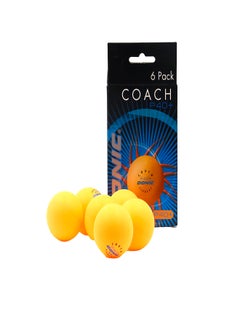 donic Tt Ball Donic Coach 6Pcs/Pkt 550276 Orange  - Image 1