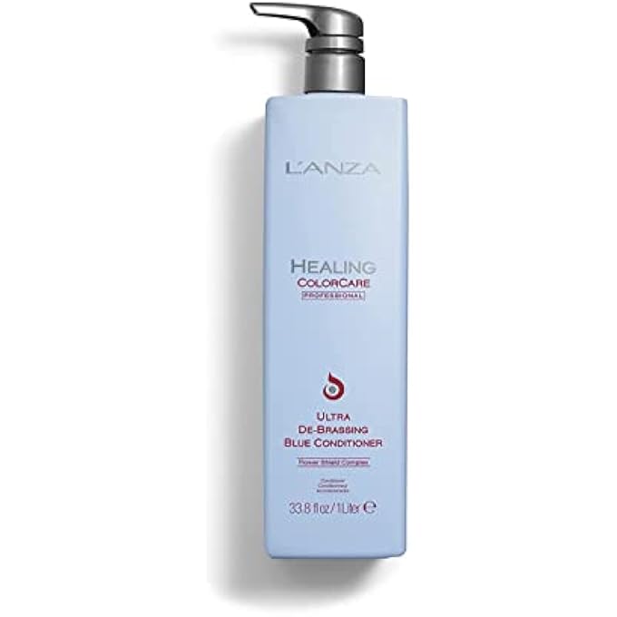 L'anza HEALING COLORCARE ULTRA DE-BRASSING PROFESSIONAL BLUE CONDITIONER - COLOR TONING HAIRCARE TO ELIMINATE UNWANTED BRASSINESS, SULFATE-FREE FORMULA (33.8 FL OZ) - Image 2