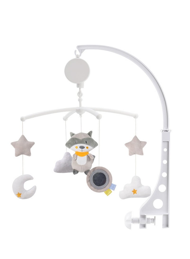 Bedside rotating music bell soothing wind chime rattle baby 0-1 years old music bed bell baby toy  - Image 1