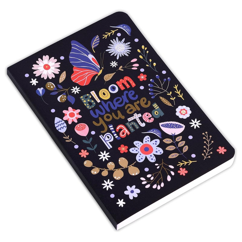 BOUND N FOUND 100 GSM A5 Dot Grid Journal Diary: 160 Pages (Bloom Where You Are Planted) - Image 4