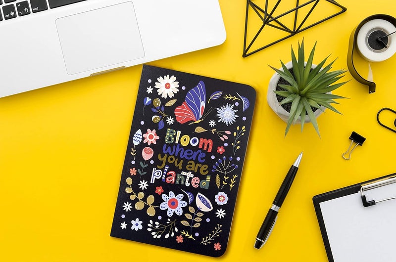 BOUND N FOUND 100 GSM A5 Dot Grid Journal Diary: 160 Pages (Bloom Where You Are Planted) - Image 5