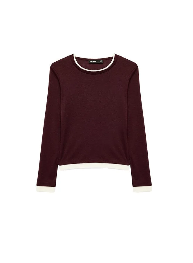 Koton  Crew-Neck T-Shirt for Women | Best Price UAE