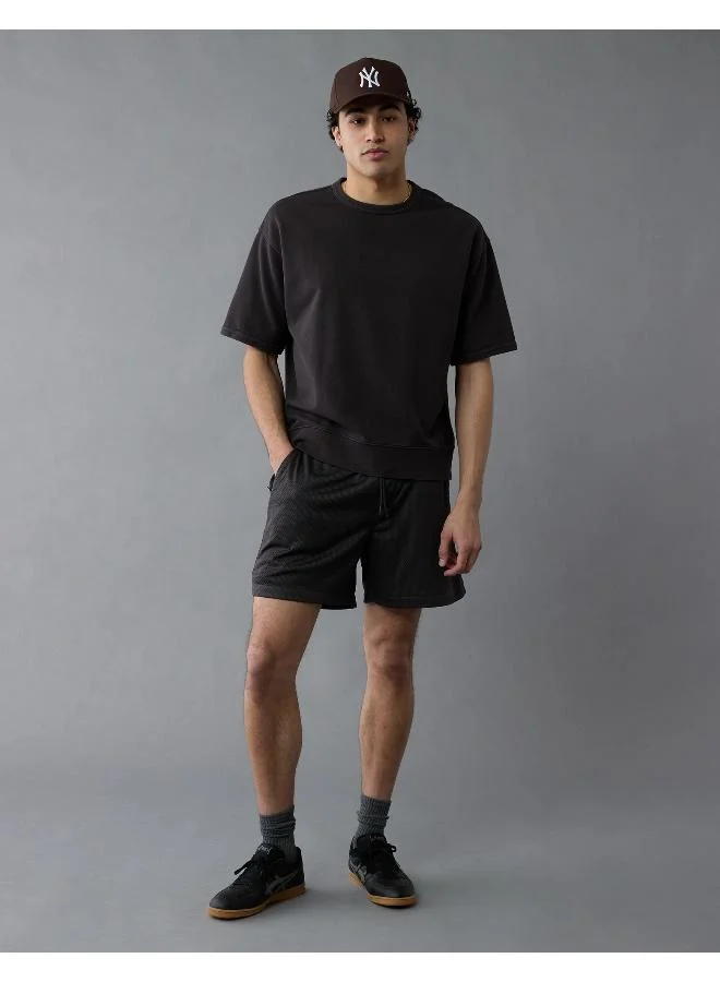 American Eagle Your go-to tee, but with an elevated, sporty vibe in twill cotton fabric.