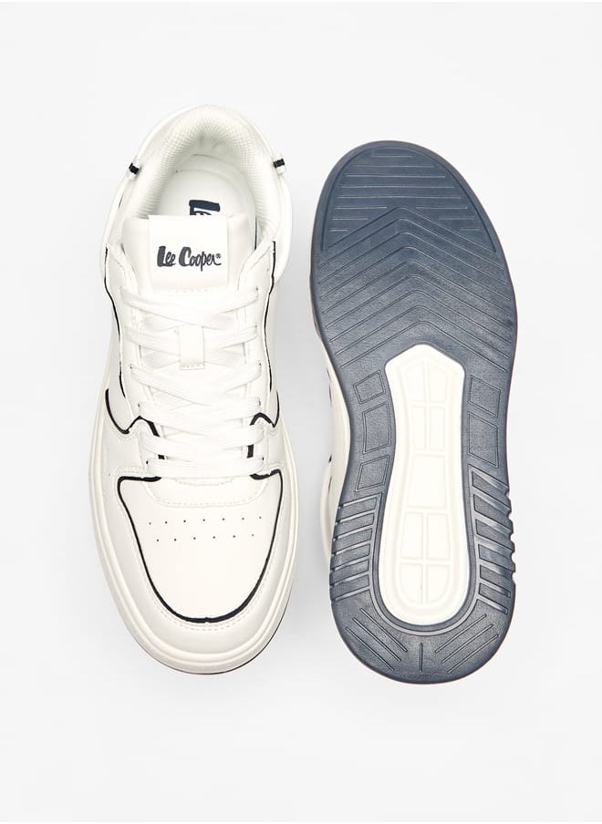 Lee Cooper - Mens Panelled Lace-Up Sneakers - Image 1