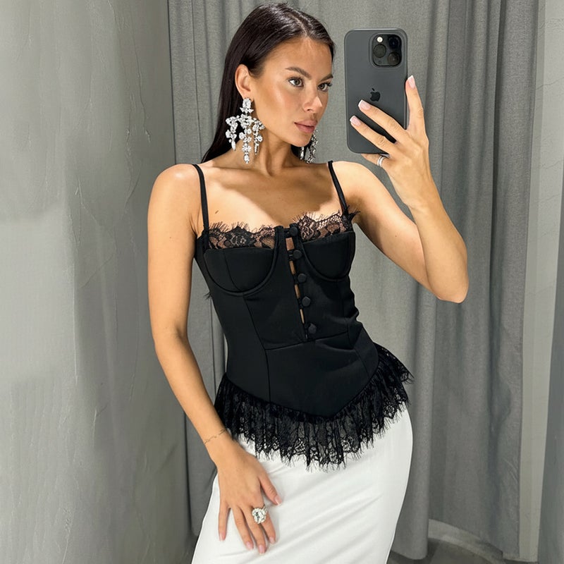 Women's Lace Camisole Top for Commute - Image 1