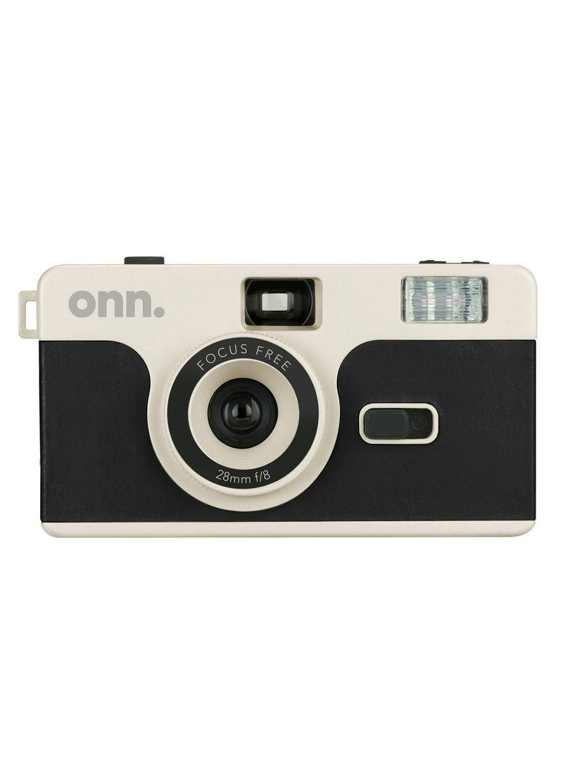 ONN 35MM Reuseable Camera with Flash - Black Color  - Image 1