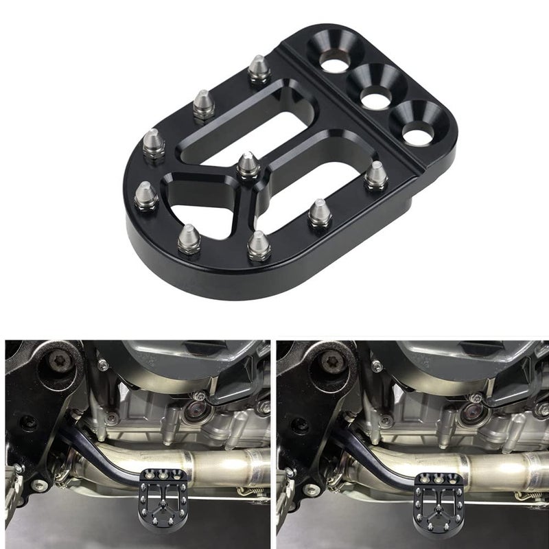 NICECNC Black Brake Pedal Lever Pad Extender Compatible with KTM 390 Adventure 20202023790890 AdventureRS 20182023690 Enduro R 200823690 SMC R2019231290119010901050990950 Adventure