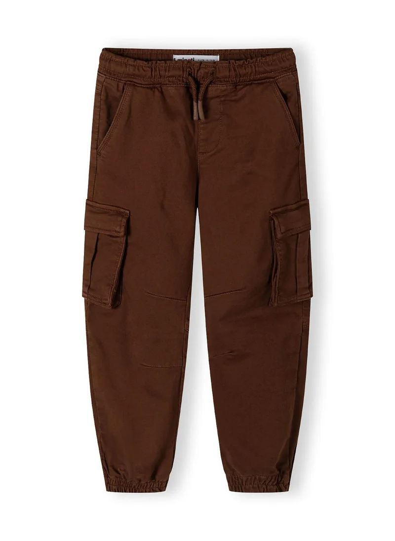 MINOTI Teen Boys Cargo Jogger Trousers with Side Pockets