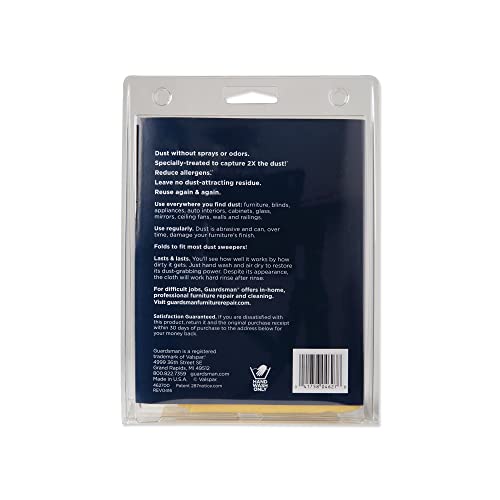 Guardsman Wood Furniture Dusting Cloths - 5 Pre-Treated Cloth - Captures 2x The Dust of a Regular Cloth, Specially Treated, No Sprays or Odors - 462700 - Image 2