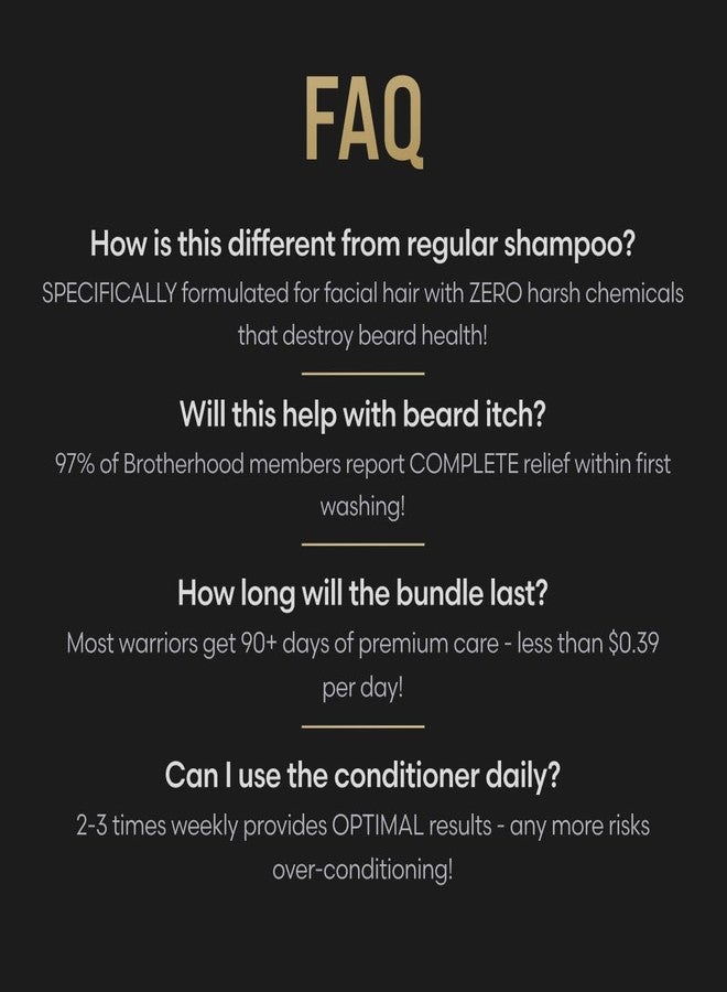 The Beard Struggle - Radiance Beard Wash & Conditioner Bundle - Silver Collection - Pack of 2, Alfheim's Forests - Nourish, Cleanse, Softens, & Strengthens Beard - Beard Wash and Conditioner for Men - Image 5