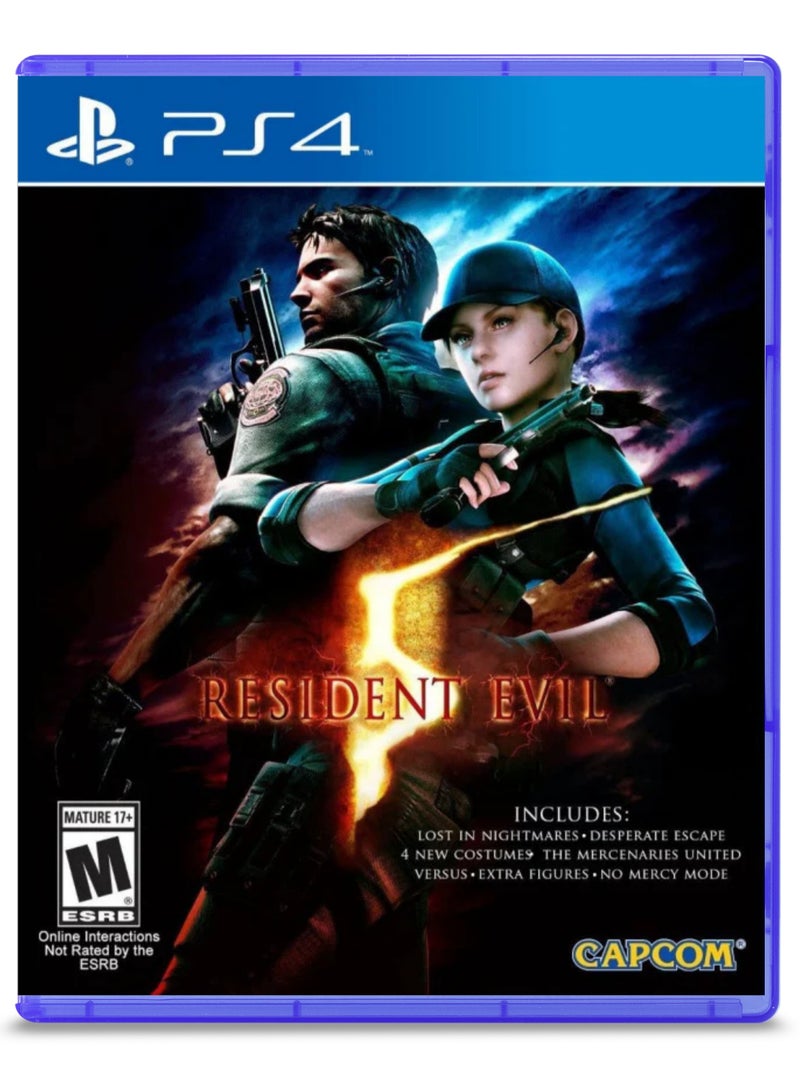PlayStation Resident Evil 5 PS4 Edition - Action-Adventure Survival Game  - Image 1