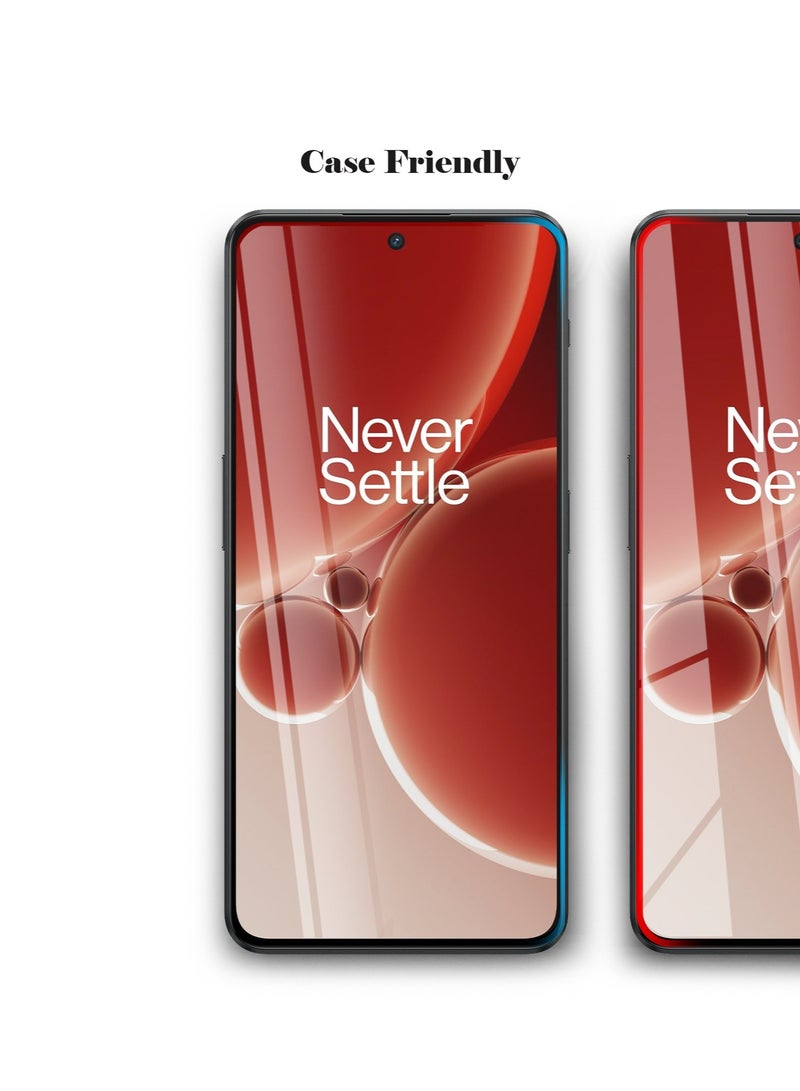 Techie 2 Pack HD Tempered Glass Screen Protector for Oneplus Nord 3 / OnePlus Ace 2v - Anti Reflection Anti Bubbles 9H Hardness 0.33 mm Rounded Edges Easy Installation - Image 4