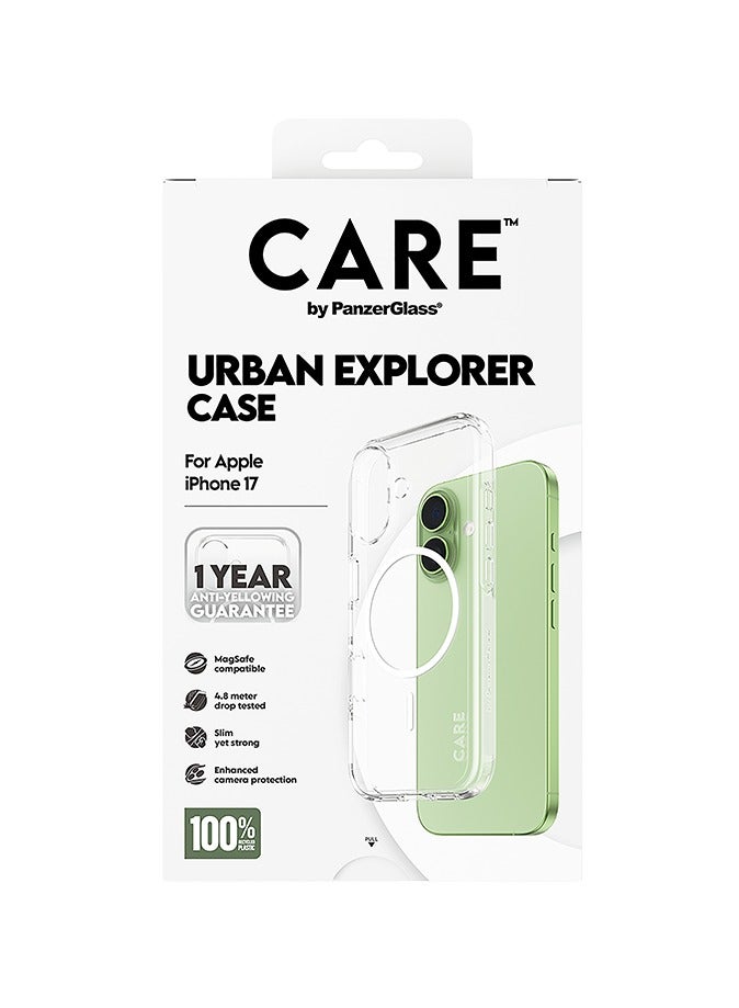 PanzerGlass CARE Flagship Case Urban Explorer with White MageSafe iPhone 17 - Clear - Image 4
