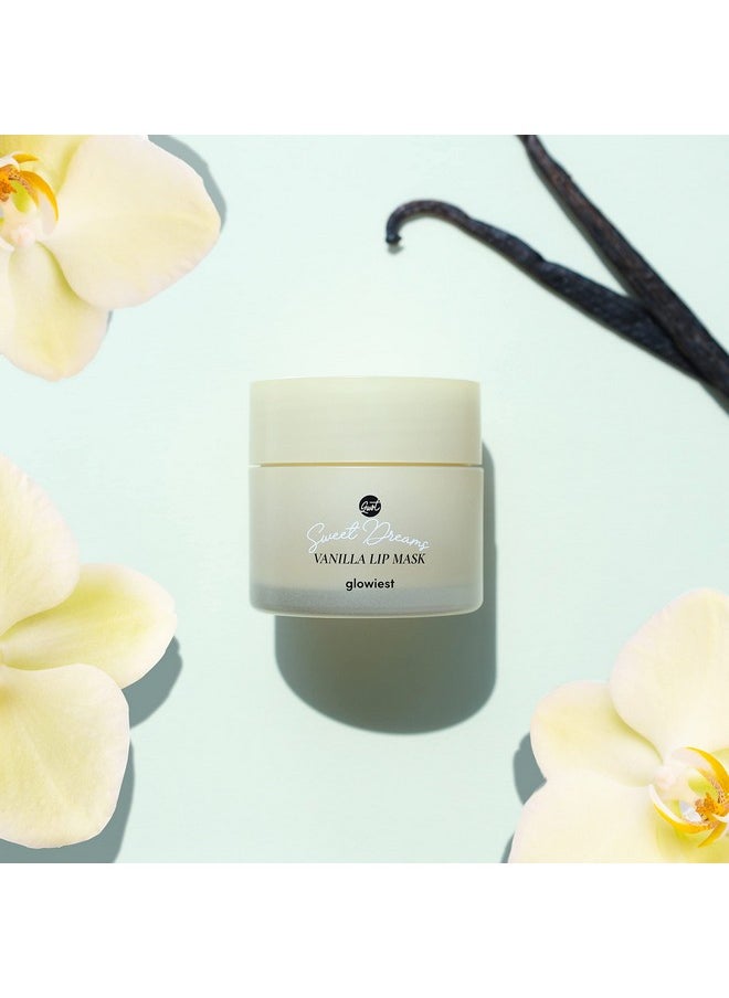glowiest - Sweet Dreams Lip Mask: Nourishing Plumping And Hydrating Lip Balm | Vegan Lip Sleeping Mask | Hyaluronic Acids + Vitamin C + Shea Butter + Antioxidants | Vanilla 0.7 Oz. - Image 1