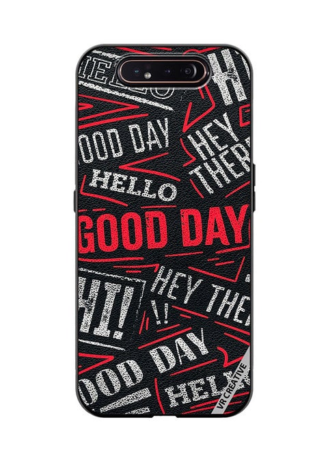 Protective Case Cover For Samsung Galaxy A80 Hello There Good Day Design Multicolour