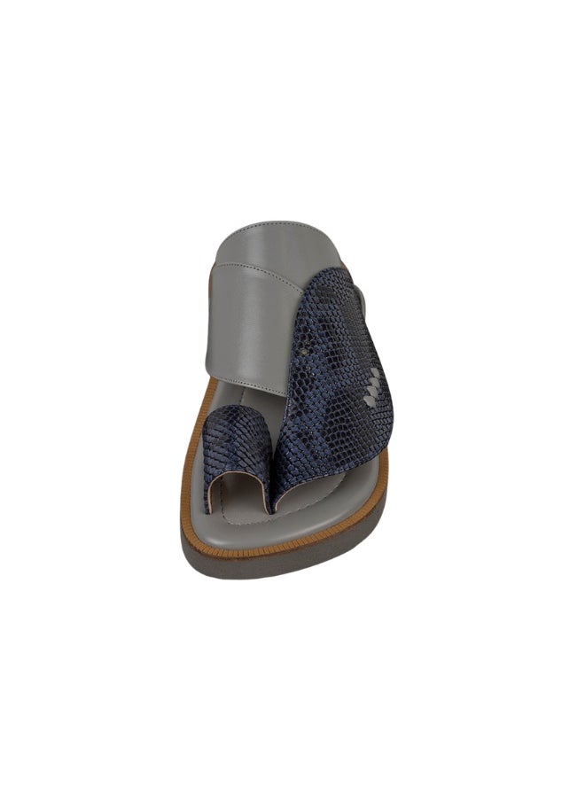 NAD Blue snake print arabic sandals  - Image 3