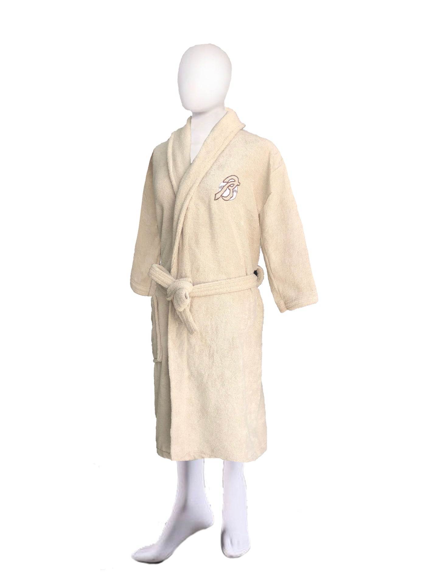 Banotex TERRY Bath Robe with Pocket Made in Egypt XL Unisex Bathrobe - 100% Cotton, Super Soft, Highly Absorbent Bathrobes For Women & Men Perfect for Everyday Use, Unisex Adult size XL