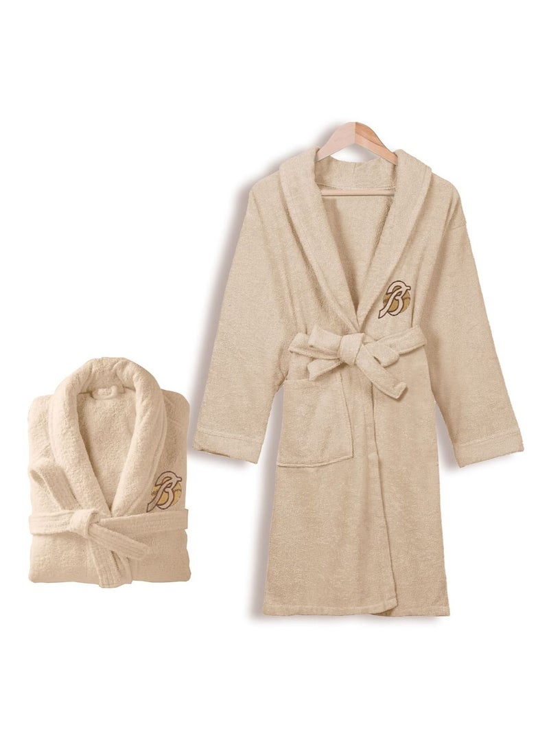 Banotex TERRY Bath Robe with Pocket Made in Egypt XL Unisex Bathrobe - 100% Cotton, Super Soft, Highly Absorbent Bathrobes For Women & Men  Perfect for Everyday Use, Unisex Adult size  XL - Image 4