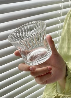 Mida Double-walled glass mug, 210 ml, perfect for cold beverages such as iced coffee, juice, and water.  - Image 3