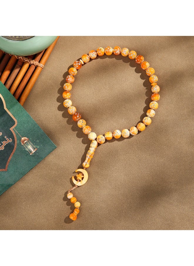 NIBEMINENT 33 Muslim Prayer Beads Green/12mm 