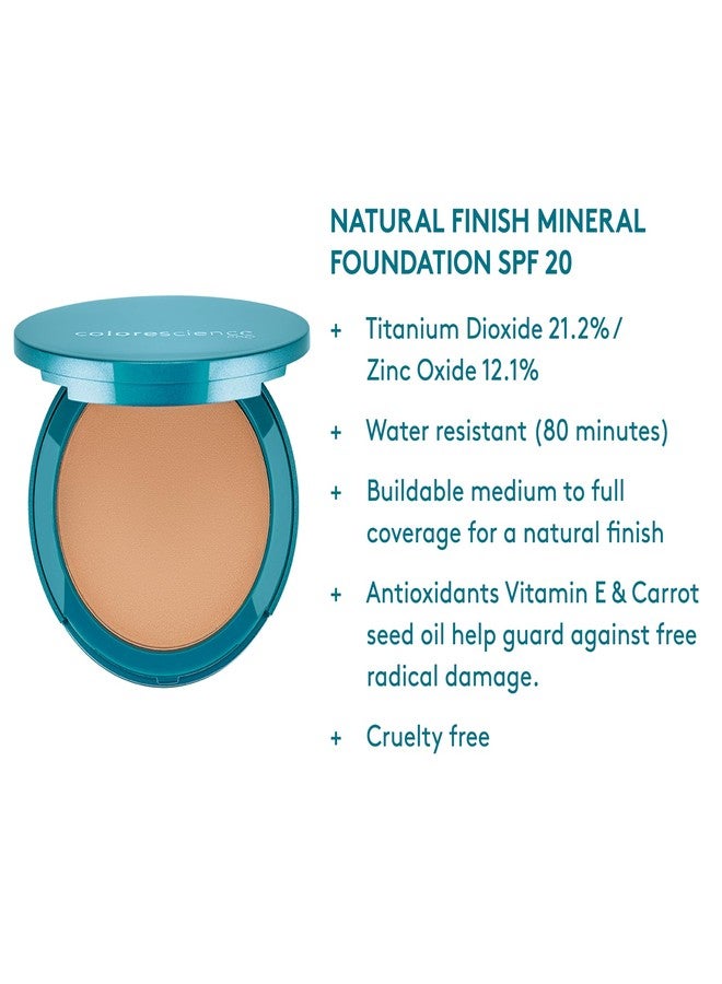 Colorescience Natural Finish Pressed Foundation SPF 20, Medium Sunlight, 0.42 oz - Image 3