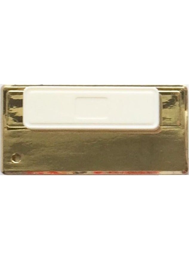MAPi Magnetic Name Tag Gold 60X28 Single 
