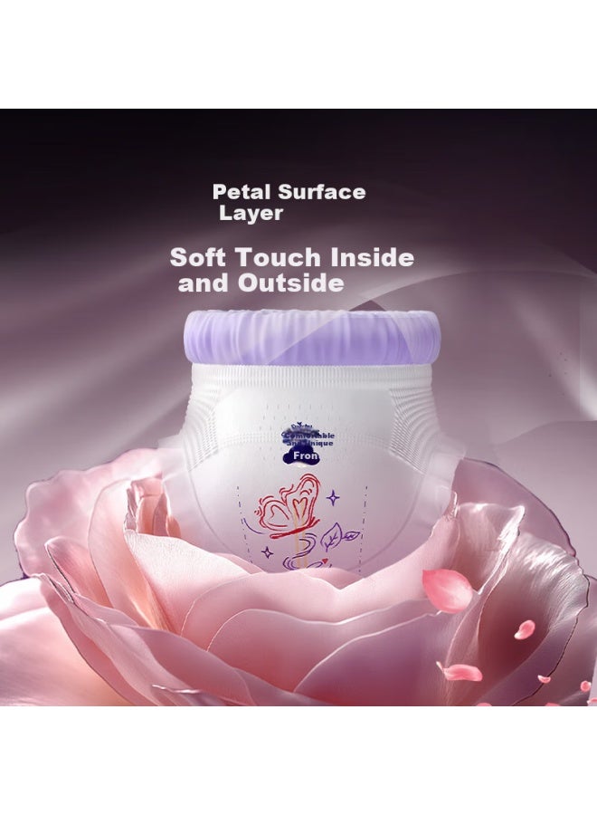 Suitsky Rose Moisturizing Sensitive Skin Training Pants Size L 24 Pieces Ultra Thin Breathable Baby Diapers - Image 2