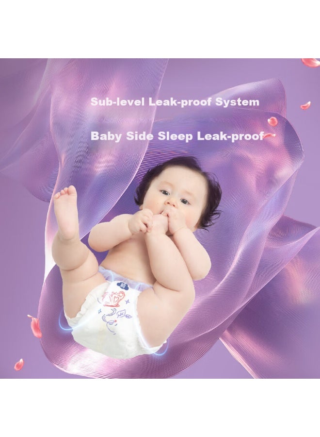 Suitsky Rose Moisturizing Sensitive Skin Training Pants Size L 24 Pieces Ultra Thin Breathable Baby Diapers - Image 5
