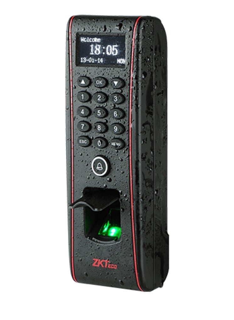 زد كيه تيكو جهاز التحكم في الوصول بالبصمة والتوقيت المعتمد على تقنية IP من ZKTeco TF1700 – مقاوم للماء IP65، يتسع لـ 2200 بصمة، 50000 سجل، دعم RFID، اتصالات TCP/IP و RS485، مع ريلاي مدمج للتحكم في الأبواب - Image 3