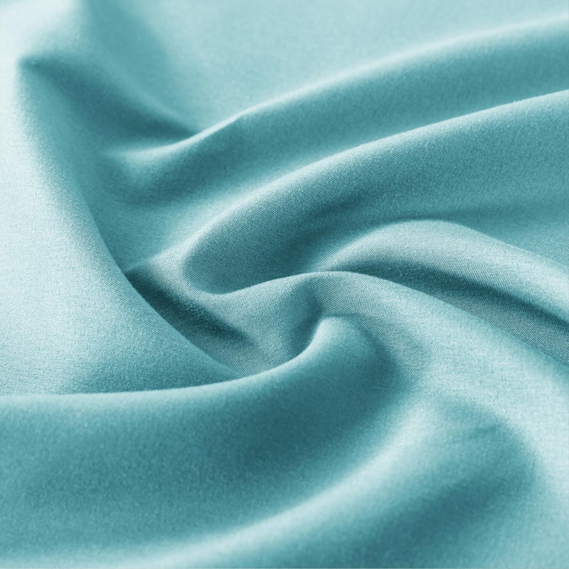 Whatsbedding Body Pillow Cover  Ultra Soft Microfiber Pillowcases  Breathable Long Pillow Case  Envelope Closure - Light Blue (20X54 Inch) - Image 4