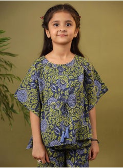 sanskrutihomes All Over Print Drawstring Top & Pyjama Set by Styli  - Image 4