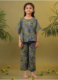 sanskrutihomes All Over Print Drawstring Top & Pyjama Set by Styli  - Image 1