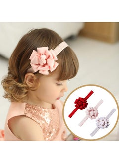 OneDor Baby Turban Knotted Elastic Bows Headbands Wrap Hair Accessories For Infant Toddler Newborn Girls  - Image 3