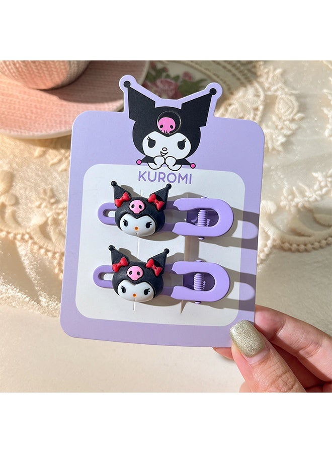 Sanrio 10 pcs Cartoon Hair Clips, Cute Barrettes Snap Hair Clips, Hair Accessories Gift For Women Teens Girls - Image 4