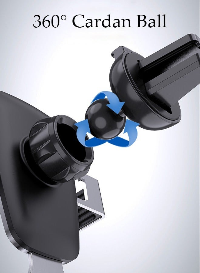 DUNISO Upgraded Car Phone Holder  Powerful Suction Hands-Free Cell Phone Mount for Air Vent Anti-Shake Mobile Holder with Compatible for All Cell Phones - Image 2