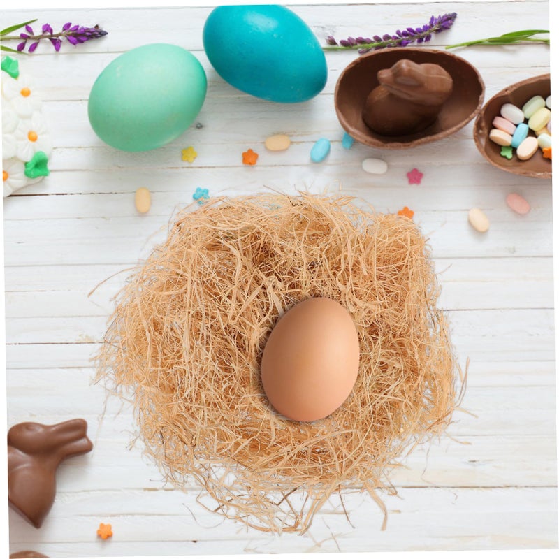 Natural Raffia Grass Bedding For Small Birds DIY Easter Wedding Decor Basket Filling - Image 5