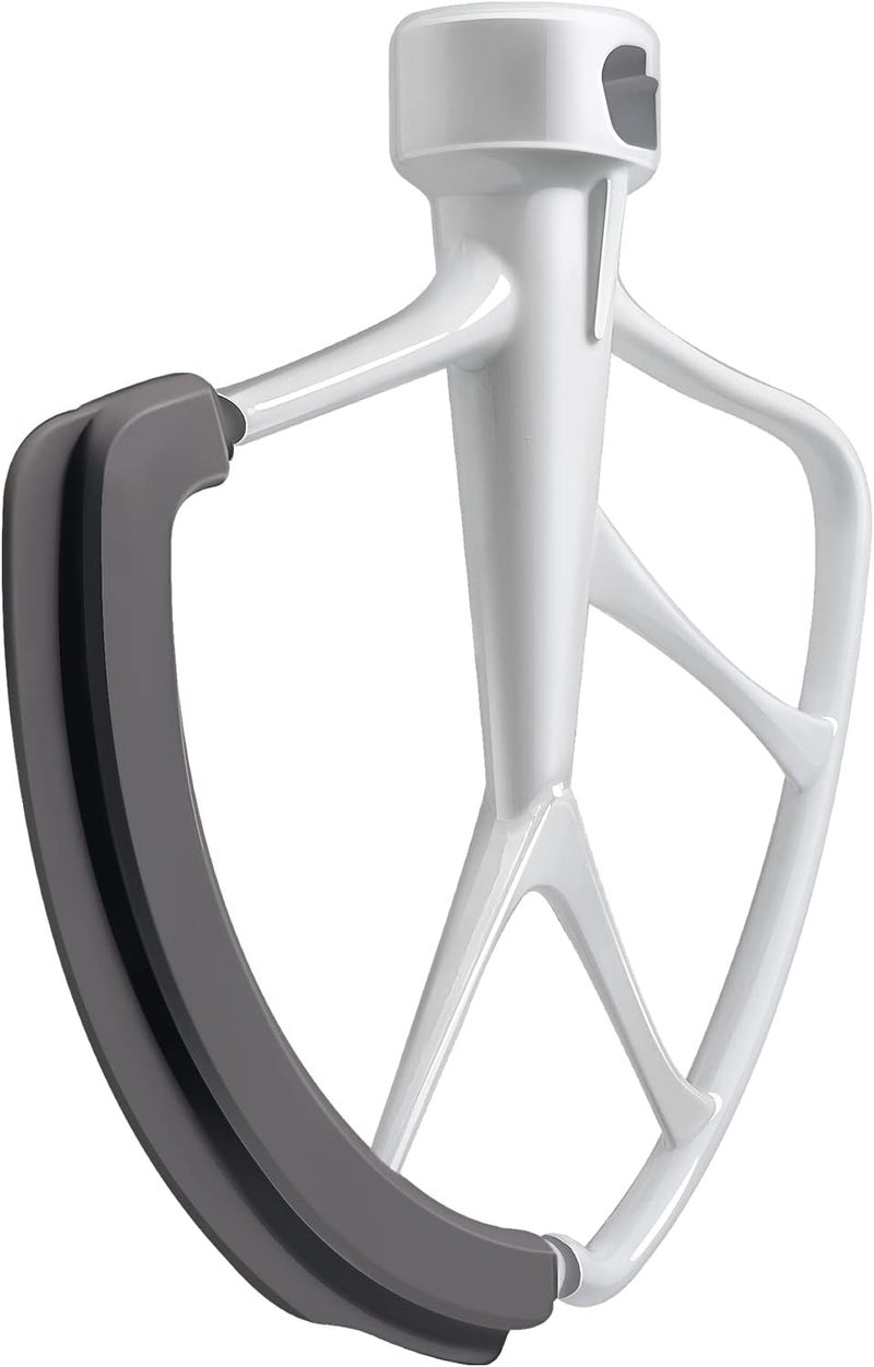 KITCHPOWER 6 Quart Flex Edge Beater for KitchenAid Bowl-Lift Stand Mixers, Kitchenaid Paddle Attachment Mixer Accessory - Image 1