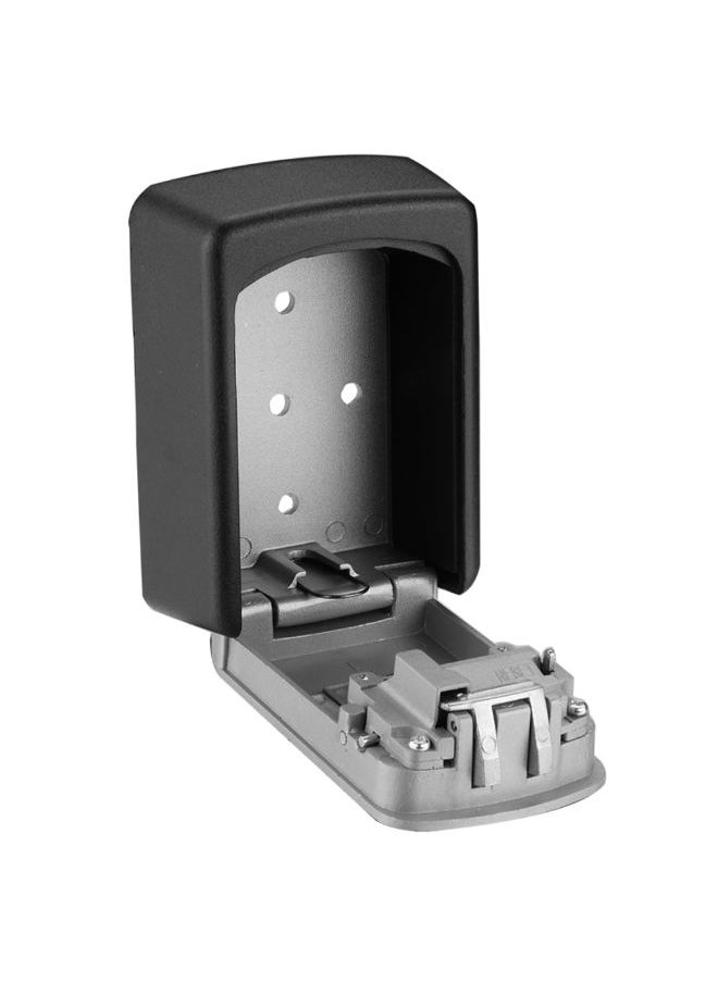 Generic 4-Piece Wall Mounted Storage Lock Box Grey/Black  - Image 2